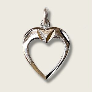925 Sterling Silver Pendant Heart